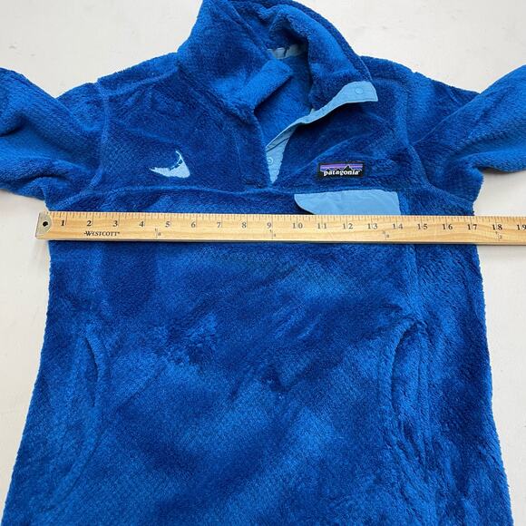 Patagonia Polartec 1/4 snap-T blue outdoor pullover sweater women's size XS - Picture 13 of 16